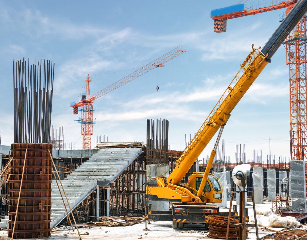 Mobile Light Tower 6 Construction Sites