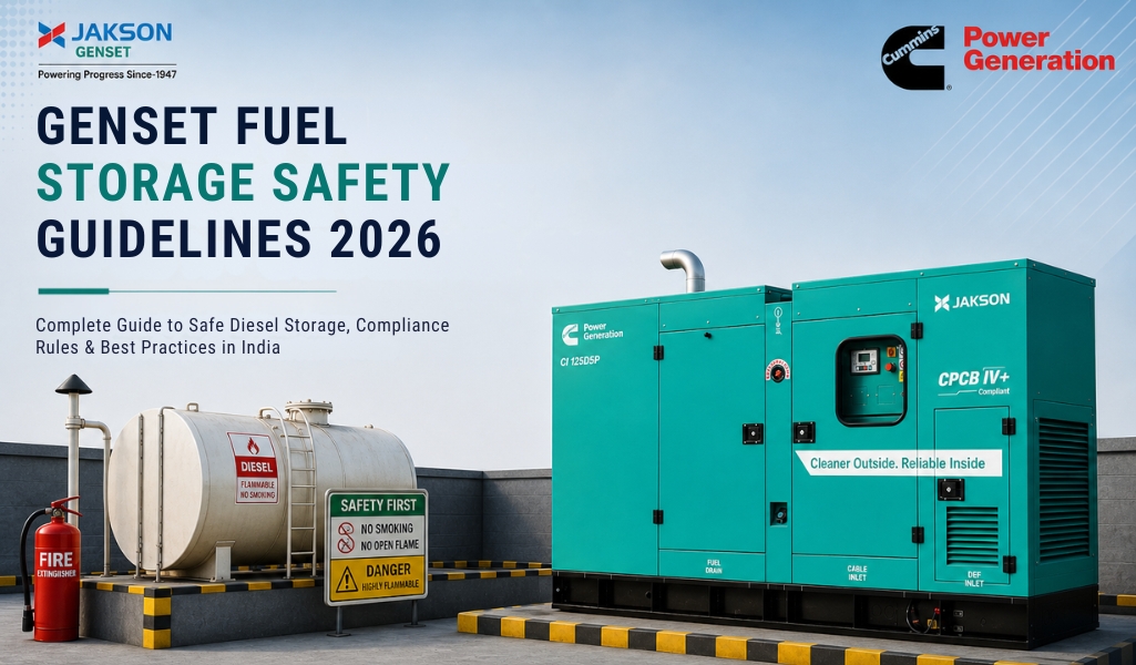 Genset Fuel Storage Safety Guidelines 2026 for Diesel Generator Owners in India