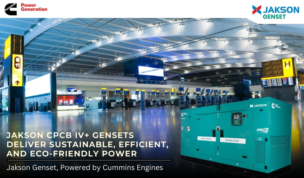 Jakson CPCB IV+ gensets deliver sustainable, efficient, and eco friendly power best diesel genset Jakson Genset