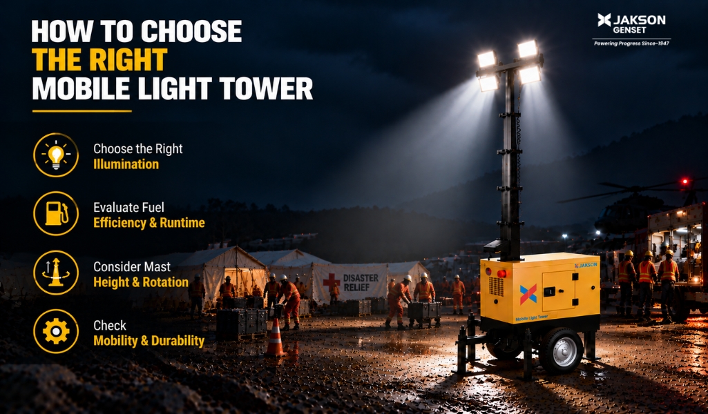 Mobile Light Tower Buying Guide: What to Check Before You Purchase in India