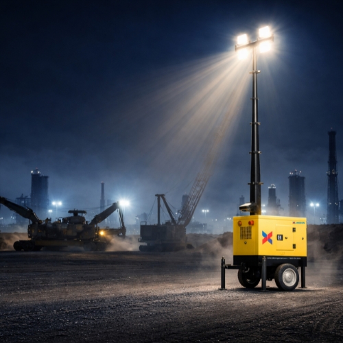 Mobile light jakson genset