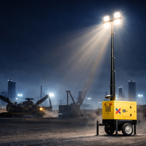 Mobile light tower jakson genset